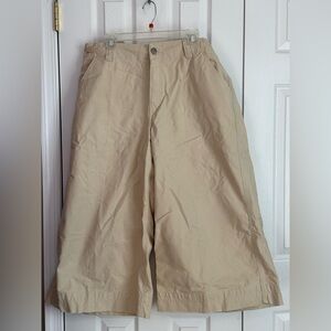 BDG Khaki Wide-Leg Pants